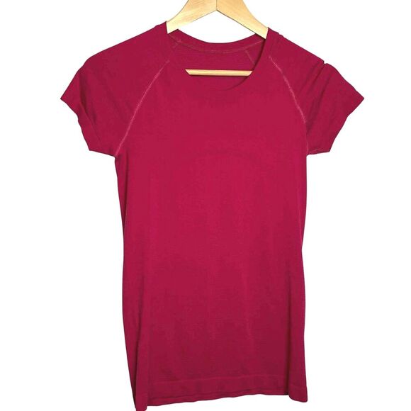Lululemon Swiftly Tech Short-Sleeve Shirt 2.0 *Ruby Red - Picture 2 of 7